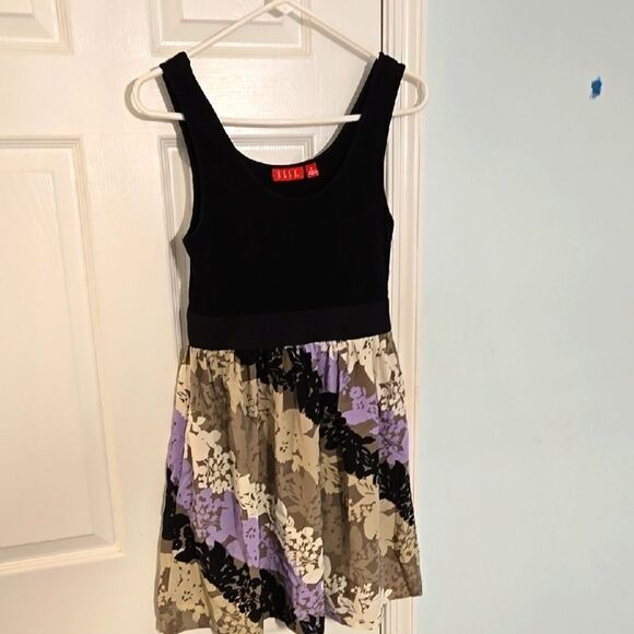 Elle Black Ribbed dress - Picture 1 of 6